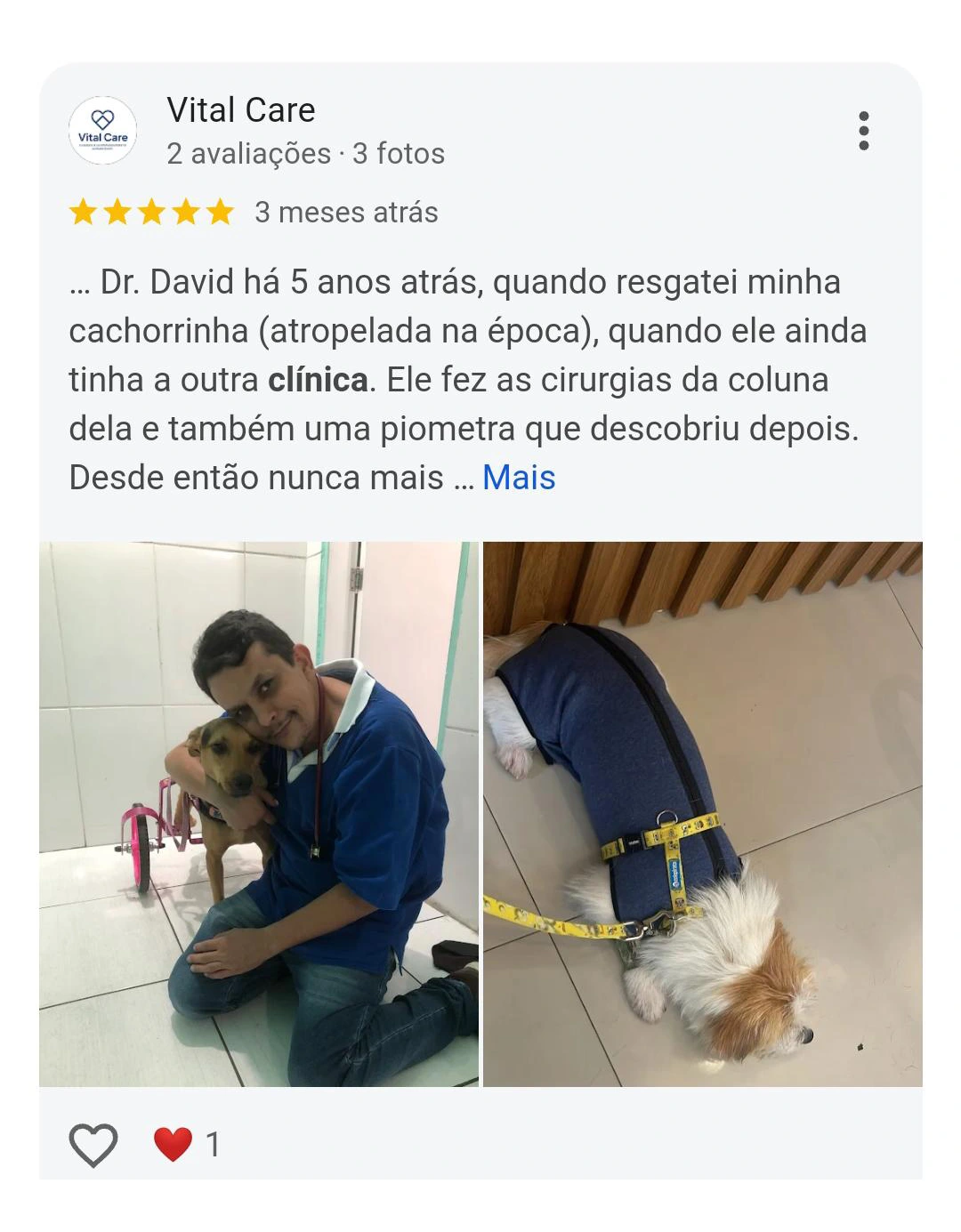 Avaliação 5 estrelas